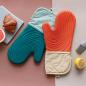 Preview: 360Home Silikonhandschuhe Isoliert Backhandschuhe hitzebeständig